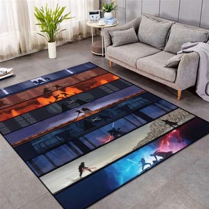 Starwars Rug, Jedi Rug, The Force Rug, Darth Vader Rug,Fantastic Rug 3D Rug, Cool Rug, Populer Rug, Gift İdea Rug, living room Rug, Area Rug