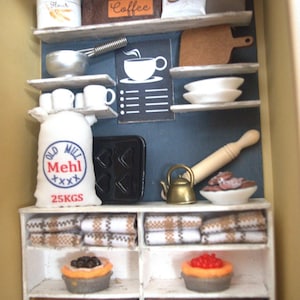 Miniature Bakery Booknook Shadowbox