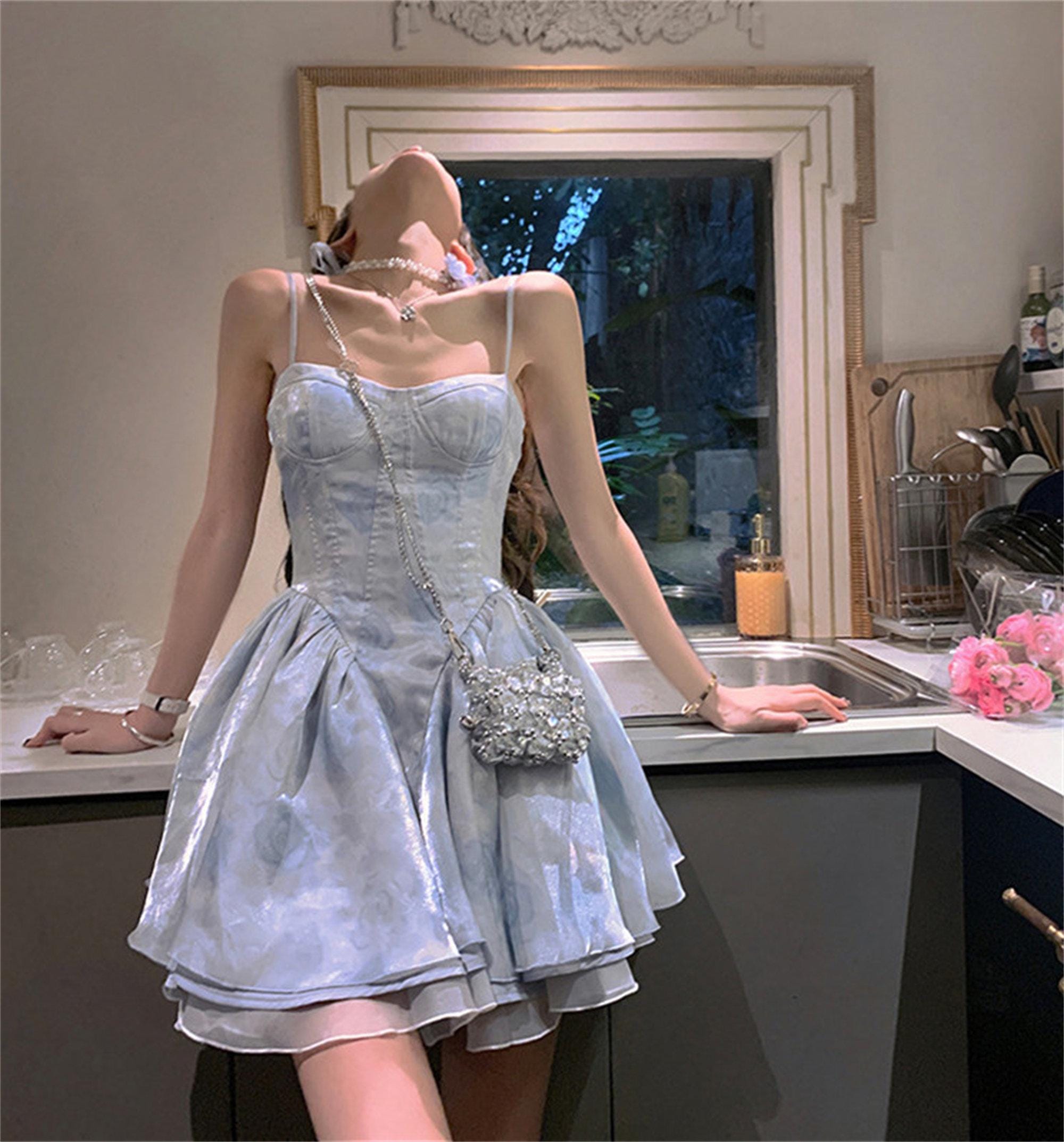 Lolita Strapless Dress Fishbone Dress – 42Lolita