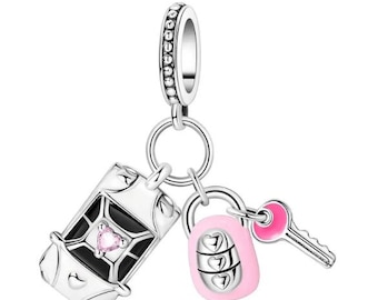 Pandora Happy Trip Car Charm - S925 Sterling Silver