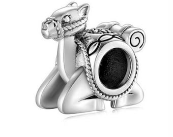 Pandora Camel Charm , Silver 925 Charm For Bracelet, Fit For Pandora Bracelet - Gift For Her - Charms For Bracelet - S925 Sterling Silver
