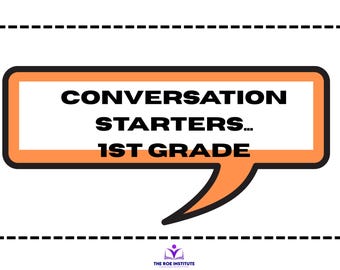 Zomerse gesprekskaarten voor het 1e leerjaar – afdrukbare achtergrondkennismaker | Ouder-kind-prompts