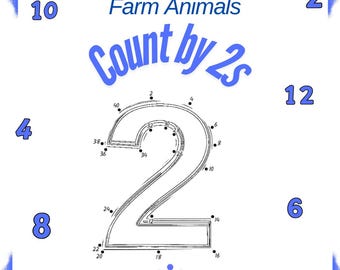 Counting By & Connect the Dots-activiteitenbundel (1s, 2s, 5s, 10s, 100s) | Werkbladen voor tellen overslaan (pdf)
