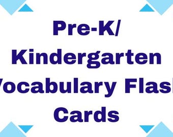 Flash-kaarten woordenschat kleuterschool: 334 woorden, met en zonder afbeeldingen (pdf-set)