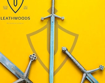 Handmade Scottish Claymore Sword Steel Highland Claymore Black Medieval Swords Personalized Sword Groomsmen Gifts Christmas Gifts For Him