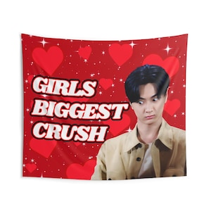 Enha Jay Meme Face Girls Biggest Crush Concert Banner, Enha Kpop Flag, Enha Desire Unleash, Enha World Tour 2025