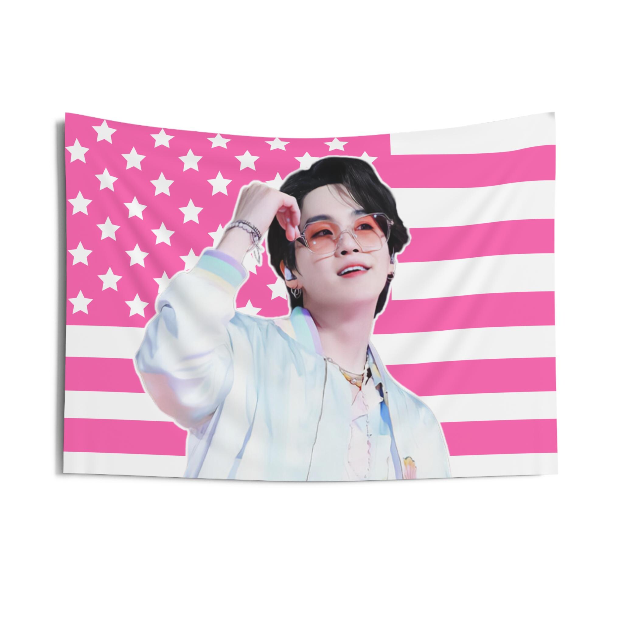 BTS  IMAGE FLAG ［V］ KPOP FLAG] BTS V TAEHYUNG American Flag Wall Tapestry Army