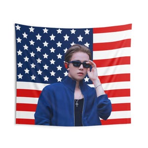 Heeseung Coold Vibe American Flag, Enha Concert Banner, Enha Kpop Flag, Enha Desire Unleash, Enha World Tour