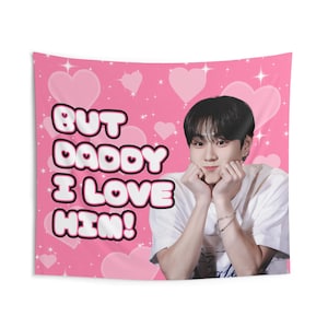 Jungwon Adorable But Daddy I Love Him Concert Banner, Enha Kpop Flag, Enha Desire Unleash, Enha World Tour 2025