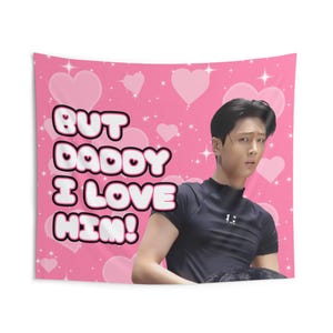 Enha Jay Funny Face But Daddy I Love Him Concert Banner, Enha Kpop Flag, Enha Desire Unleash, Enha World Tour 2025