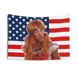 BTS  IMAGE FLAG ［V］ KPOP FLAG] BTS V TAEHYUNG American Flag Wall Tapestry Army
