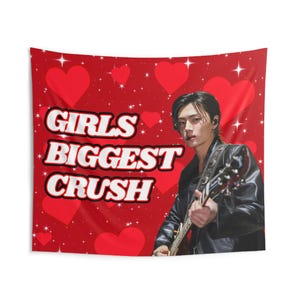 Enha Jay Rockstar Girls Biggest Crush Concert Banner, Enha Kpop Flag, Enha Desire Unleash, Enha World Tour 2025