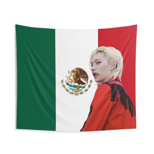 Felix Visuals Mexican Flag, Stray Kids Concert Banner, SKZ Kpop Banner, Stray Kids Ate, Skz DominAte, Stray Kids 2025