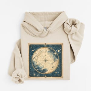 Sweat à capuche galaxie | Sweat à capuche Star Map | Sweat-shirt constellation, sweat à capuche imprimé galaxie, cadeau confortable pour les amoureux de l'espace pour lui, carte des étoiles pour elle