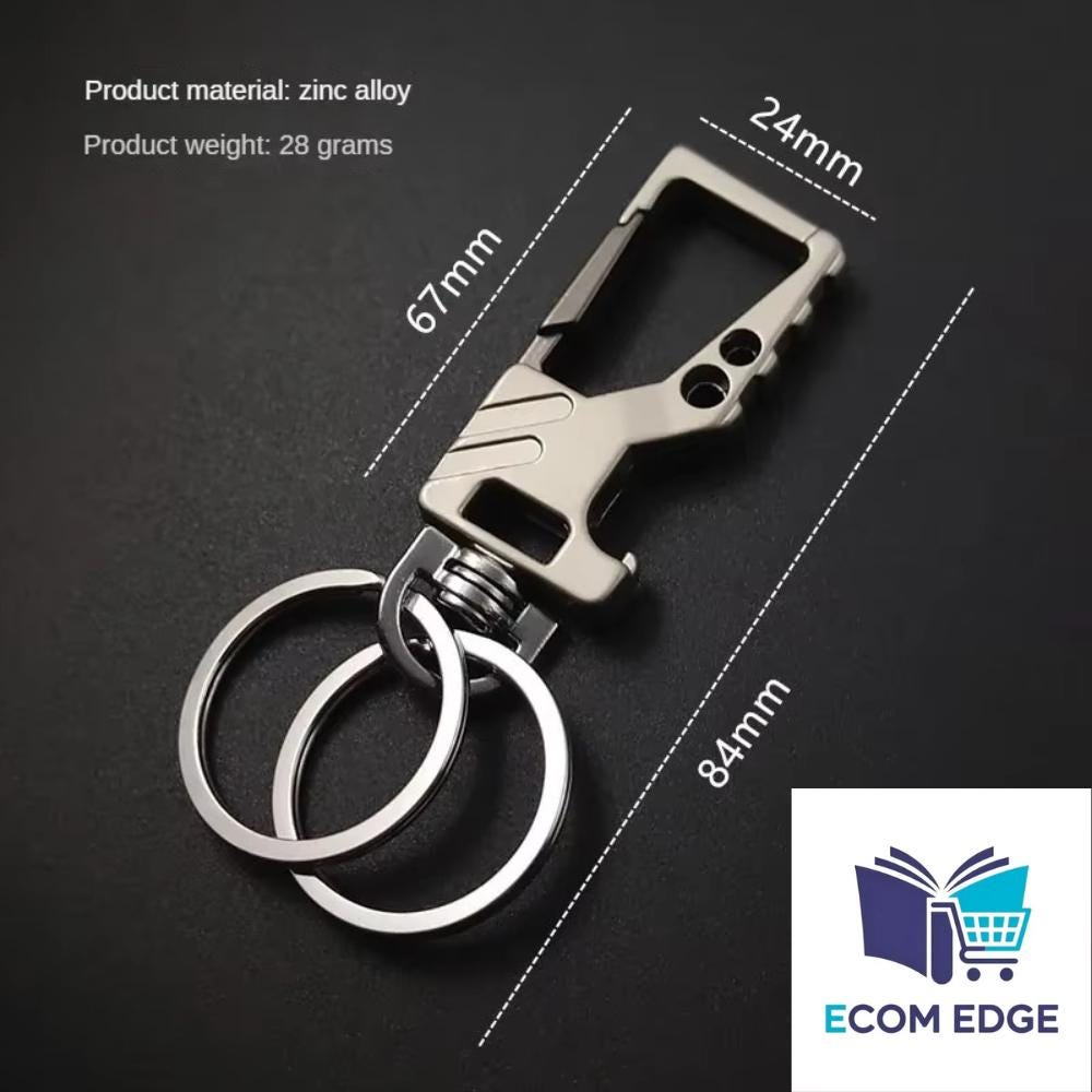 Multi Function Carabiner Keychain Heavy Duty Metal Key Holder With ...