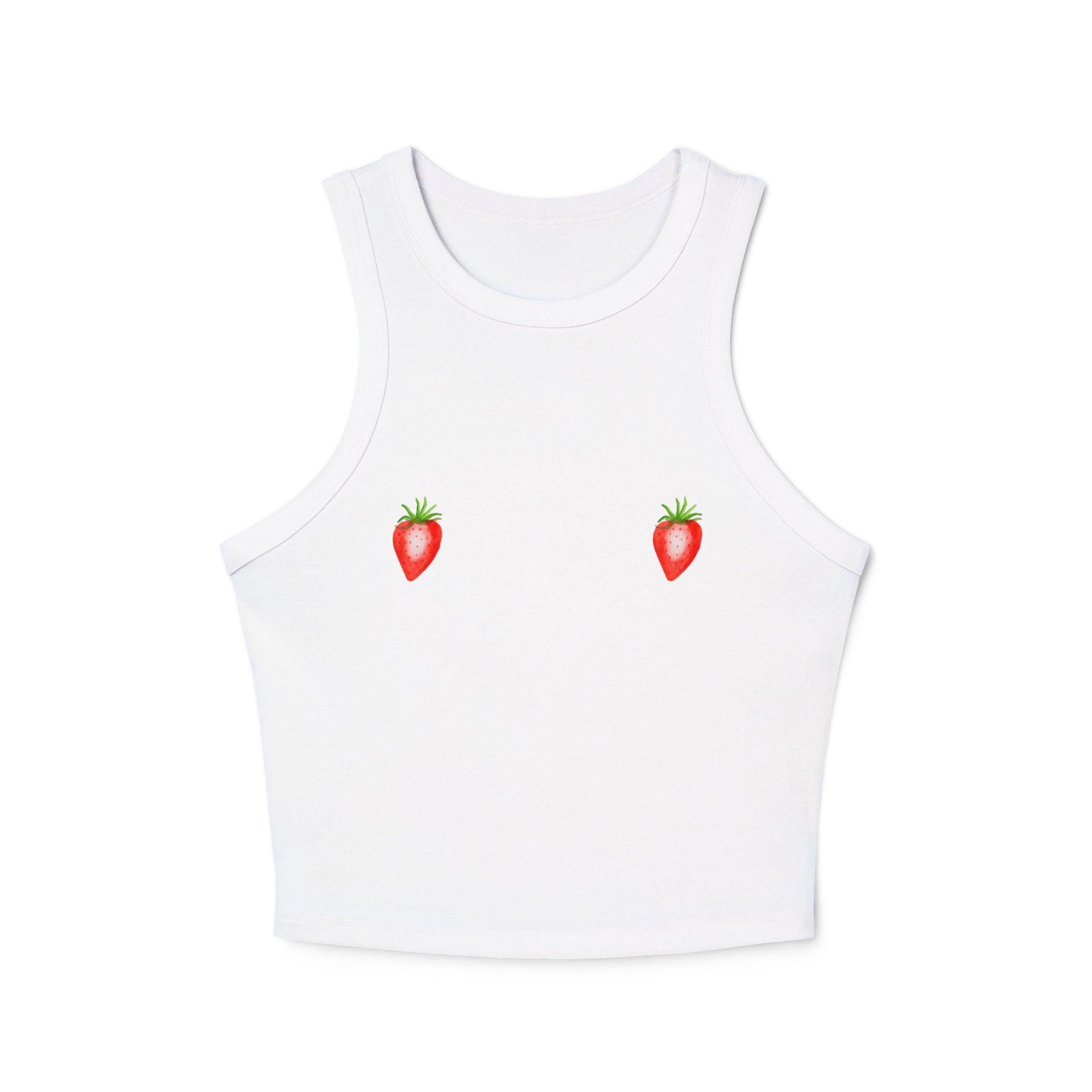 BUMP OF CHICKEN Strawberry Tシャツ　XL ZARTFFUN Cute Cartoon Strawberry Funny Fruit Classic Short