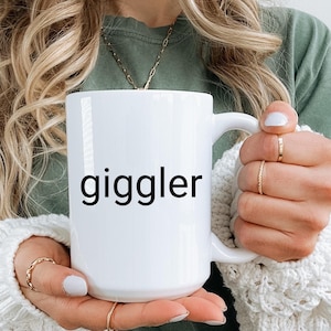 Giggler Mug – Funny Giggly Squad Inspired Mug for Bravo Fans, Reality TV Gift, Summer House, Bachelorette Party, Real Housewives Lover Cup