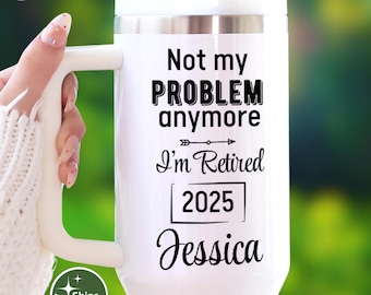 Personalized Retirement Tumbler Gift, Custom Retirement Gift For Women Coworker