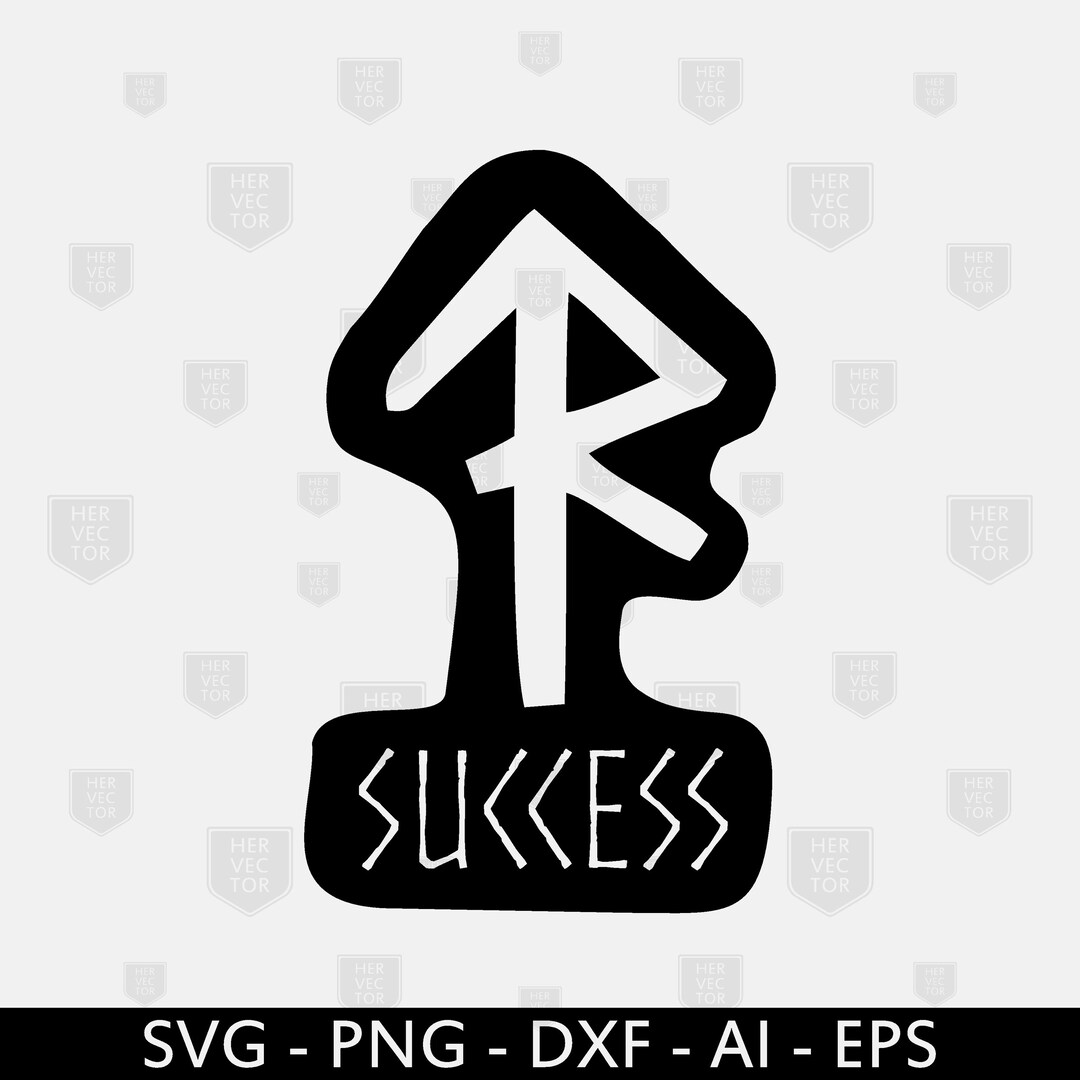 Success Runic Amulet Svg, Success Amulet, Amulet Rune Svg, Runes Svg ...
