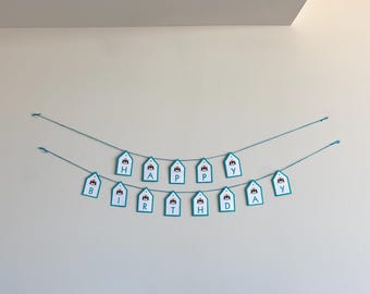 Jellycat Tag Inspired Happy Birthday Banner Party Decoration Garland
