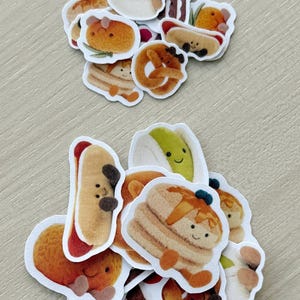 Jellycat Essen inspiriert Sticker Bundle 24 Stück für Laptop Handy Hülle Dekoration