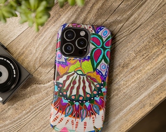 Boho Chic Floral Phone Case - Unique Artistic Cover for iPhone and Android