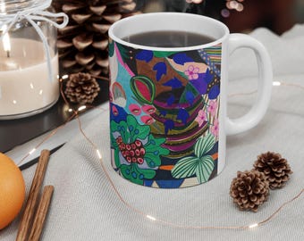 Abstract Art Mug - Colorful Drinkware for Cherished Memories