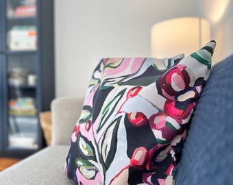 Decorative Pillow Cover for Art Lovers or Hospitality - Cozy Home Accent, Art Inspired Gift