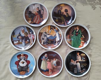 80s Knowles Norman Rockwell 8.5” Annual Collector Plates, Choose The One You Love
