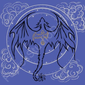 Adesivo Tairn e Andarna, regalo ispirato alla quarta ala, romanticismo, regali fantasy e letterari