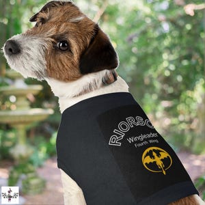 Riorson Jacket Pet Clothes, Fourth Wing Inspired, Pet Supplies, Dog Lover Gift, Bookish Merch, Romantasy, Fantasy Lovers