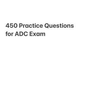 450 Übungsfragen für die ADC-Prüfung mit detaillierten Erklärungen - Prüfungsfragen für die Alkohol- und Suchtmittel-Berater-Zertifizierungsprüfung