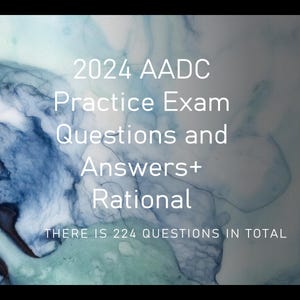Domande e risposte dell'esame pratico AADC 2024 + Rational (totale di 224 domande)