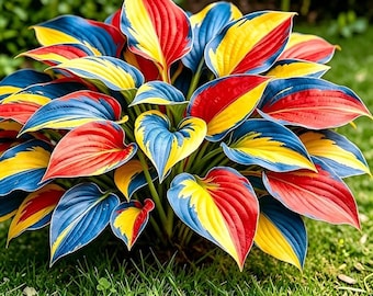 500 Red Blue Yellow Hosta Growing Pellets – Hardy Shade-Tolerant Ornamental Foliage