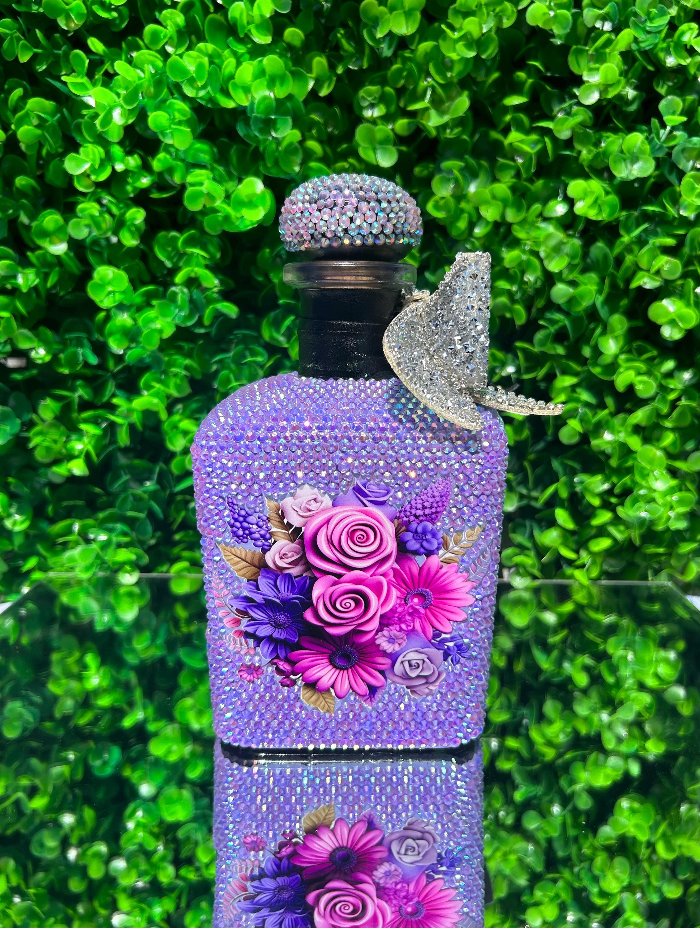 MOM Bedazzled Tequila Bottle | Rhinestones Bottle | Don Julio 70