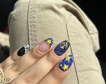 Coraline Press On Nails