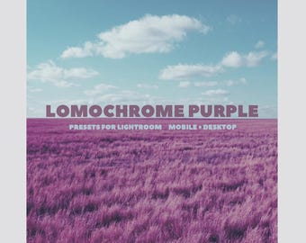 Lomochrome Purple Lightroom Presets: Surreal Color Shifting (Mobile & Desktop)