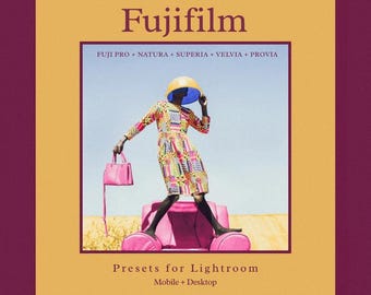 Vintage Fujifilm Lightroom-voorinstellingen | 10 tijdloze Lightroom-presets voor humeurige en nostalgische fotografie | Esthetisch korrelige film