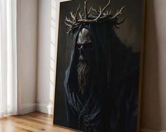 Hades Dark Art Print: Gothic God of the Underworld