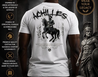 Achilles T-Shirt: Greek Mythology, Ancient Greece Book Lover Gift