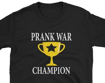 April Fools Day Prank War Champion Funny Winner Trophy T-Shirt April Fools Day Prank War Champion Funny Winner Trophy T-Shirt