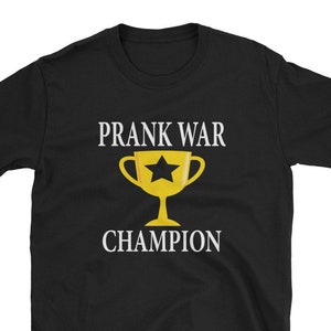 April Fools Day Prank War Champion Funny Winner Trophy T-Shirt April Fools Day Prank War Champion Funny Winner Trophy T-Shirt