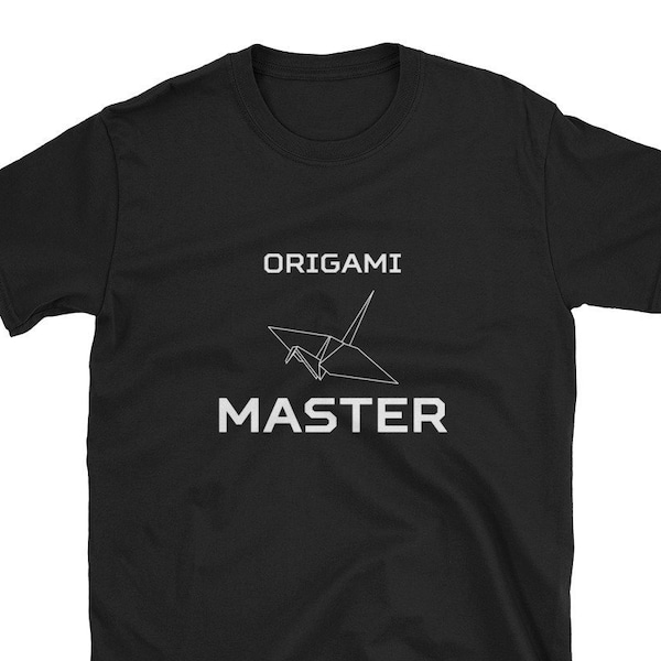 Origami Master Funny Paper Folding T-Shirt / Japan Craft Shirt / Geek Nerd gift / Teacher Student Japanese Art / Crane Airplane Frog tee