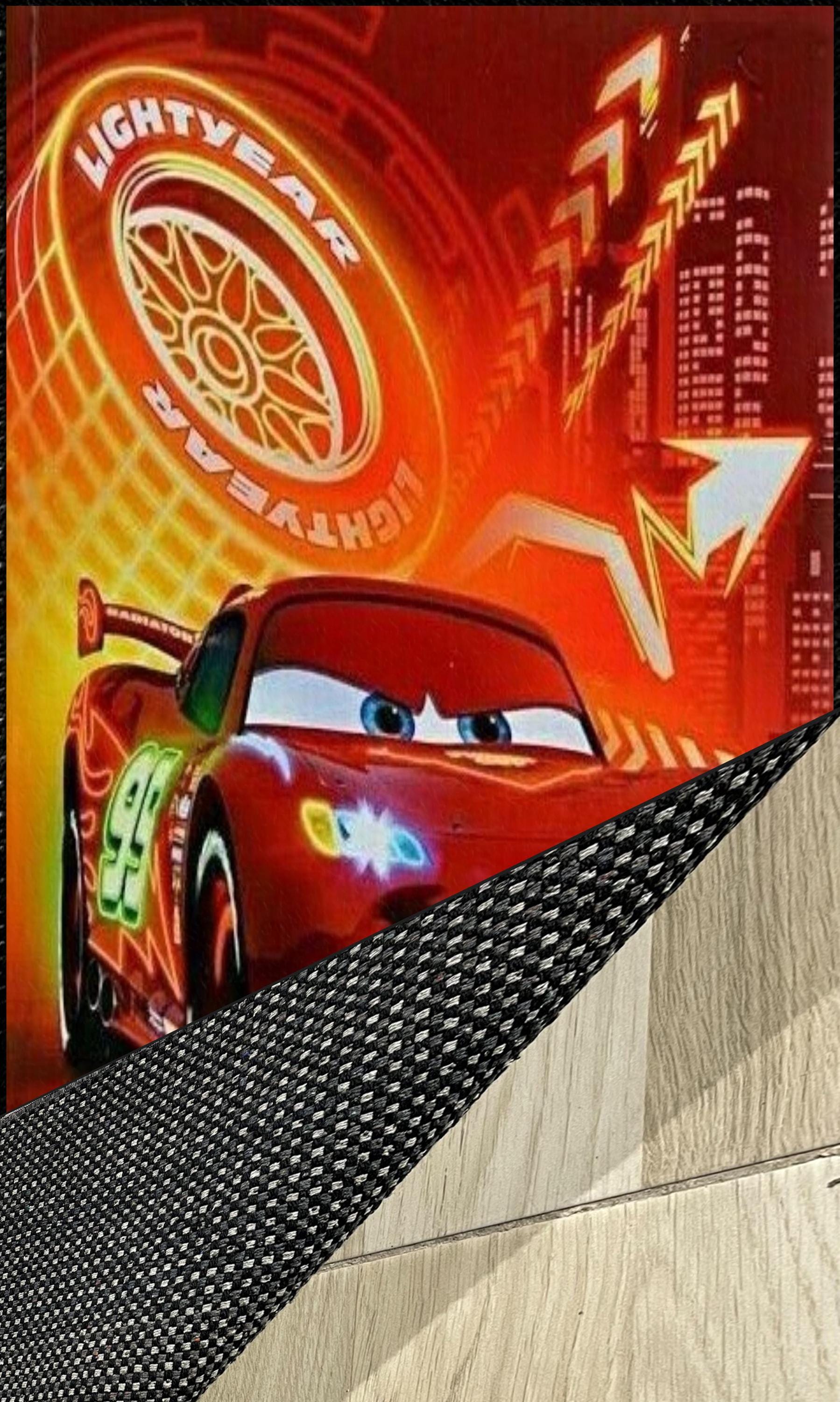 Kids Room Car Rug: Lightning Mcqueen Road Play Mat - Etsy