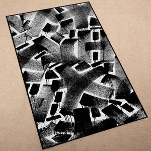 Alfombra geométrica, alfombra de cumpleaños, alfombra de regalo, alfombra decorativa, alfombra especial, alfombra personalizada, decoración del hogar, alfombra bohemia, alfombra de pasillo, alfombra Usak,
