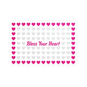Bless Your Heart Aufkleber Lustiger südlicher Sarkasmus Geschenk Vinyl Die Cut für Laptop oder Journal