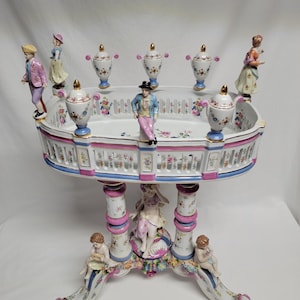 Dresden Style Porcelain Centerpiece