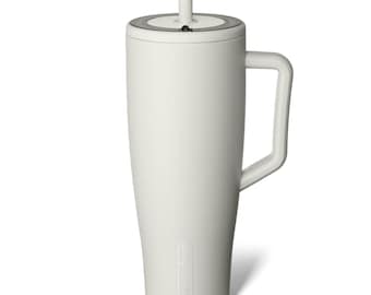 BrüMate Era 40oz Tumbler with Handle & Straw – Leakproof Stainless Steel Insulated Water Cup, Dune