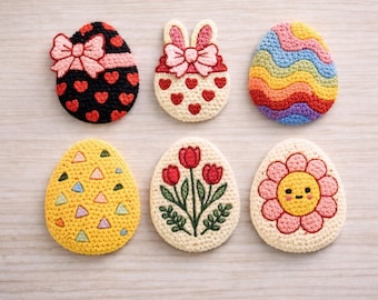 Easter Egg Punch Needle Template 36 pcs