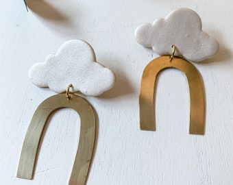 Sparkly cloud arches